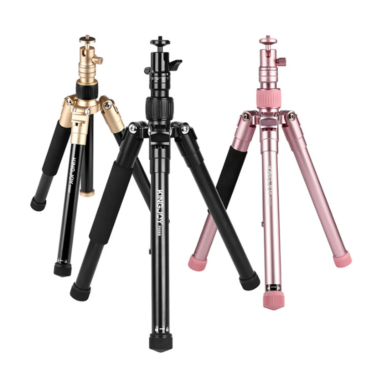 

P056SProfessional Tripod Stand Extendable Foldable Tripod with Ballhead Tripods Head for Camera Mobile Phone