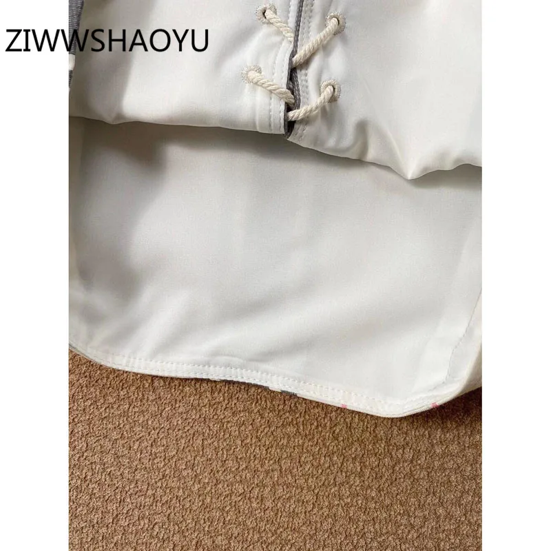ZIWWSHAOYU Fashion Women Summer Runway Tank Tops Sexy Lace Up Striped Print Camis 2021