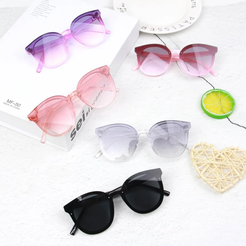 Новинка 2020 брендовые детские солнцезащитные очки милые для девочек винтажные