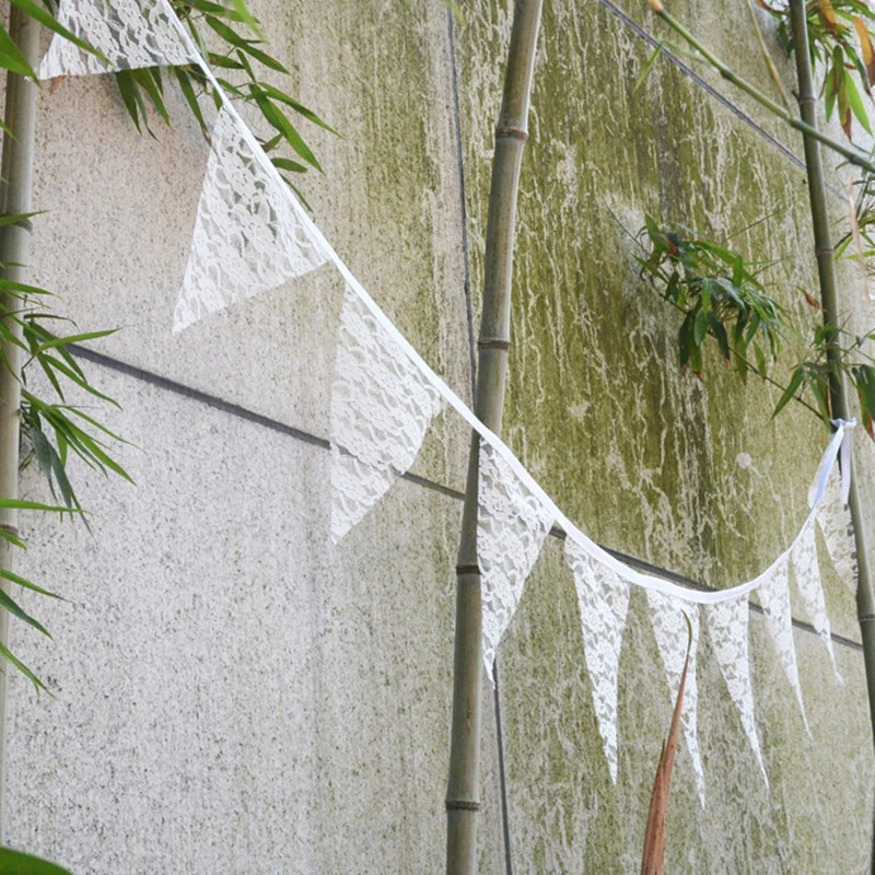 Бесплатная доставка Винтажный кружевной баннер с флагом 290 см 11 шт. вечерние