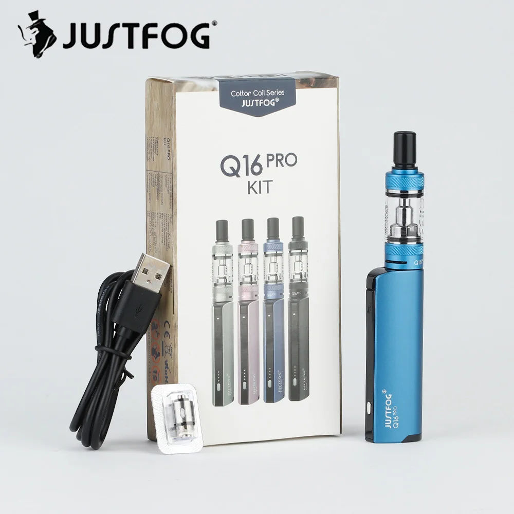 Горячо! JUSTFOG Q16 и JUSTFOG Q16 Pro стартовый комплект wi/900 мАч батарея 1,9 мл бак вейп-комплект электронной сигареты Vs MINIFIT