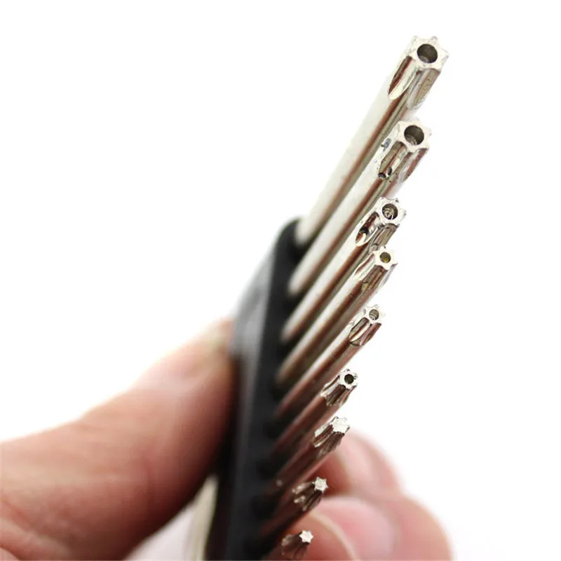 9 шт./компл. набор гаечных ключей с шестигранной головкой Torx L форма комплект