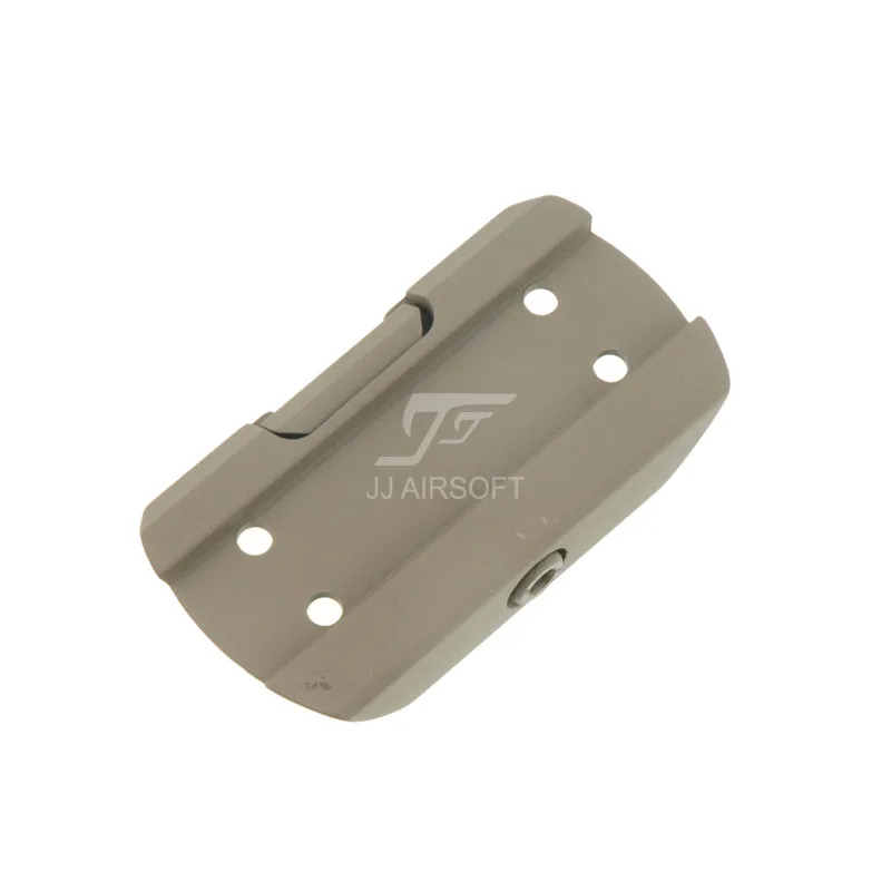 JJ страйкбол низкое крепление для T1/T-1/T2/T-2/TARGET TR02 Red Dot(черный/серебристый/коричневый - Цвет: Tan
