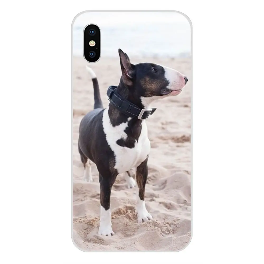 Щенки Bull Terrier мягкие для Xiaomi Redmi Mi 4 7A 9T K20 CC9 CC9e Note 7 9 Y3 SE Pro Prime Go Play распродажа люкс |