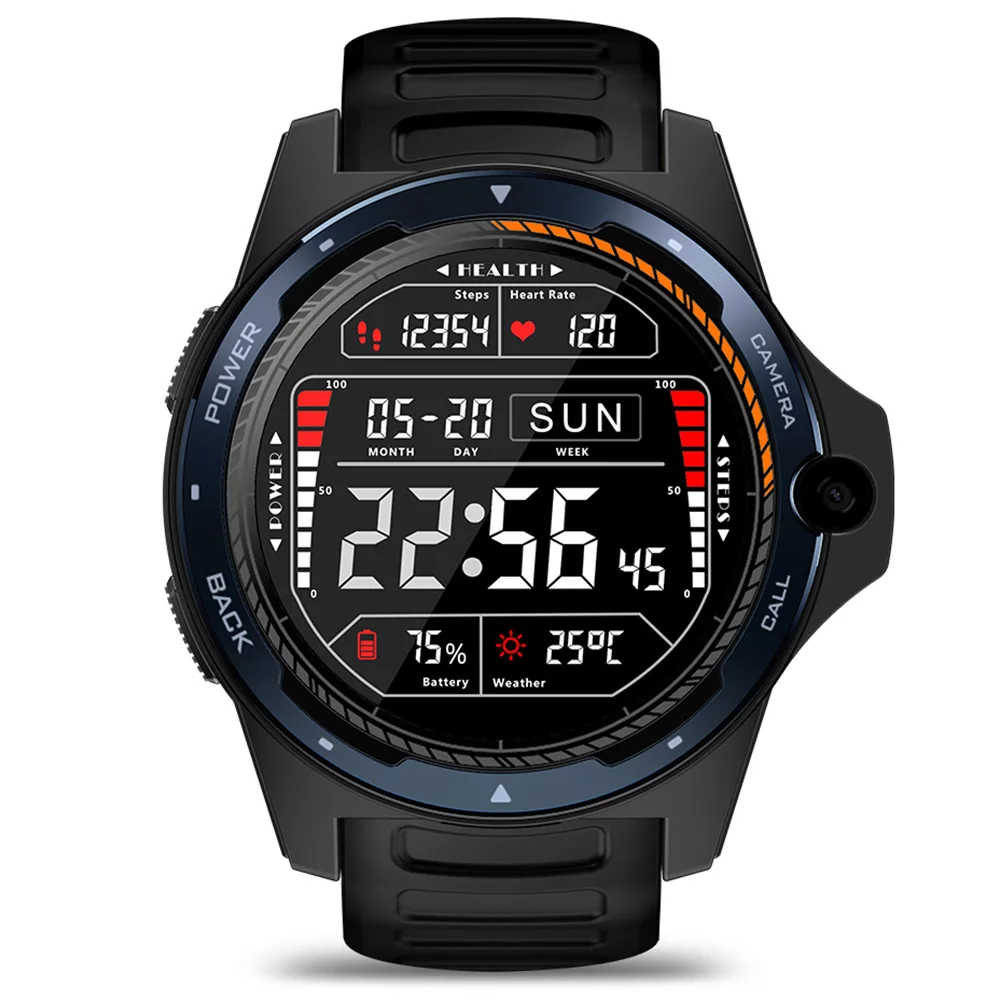 Zeblaze Thor 5 Смарт-часы 2 ГБ+ 16 Гб 8.0MP фронтальная камера двойная система 1,39 дюймов AOMLED экран gps сердечного ритма Смарт-часы телефон