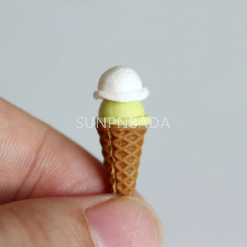 Масштаб 1:12 миниатюрный кукольный домик мороженое конусная мини-еда для
