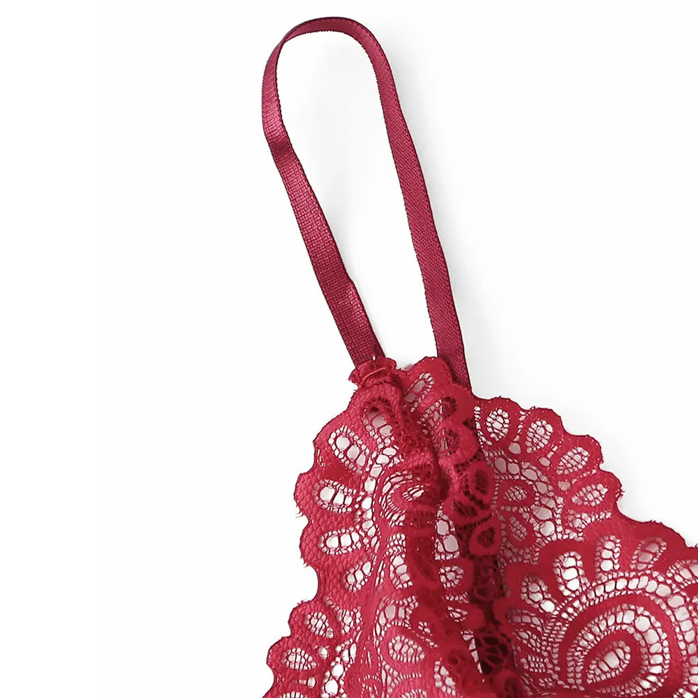 

Lace Sexy Temptation Bikini Sexy Bra Three-piece Bra Set Lingerie Pajamas Bra Set Lace Bralette