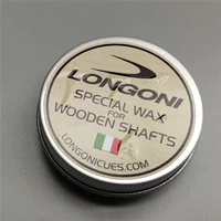 longoni special wax for wooden shaft silky smooth shaft wax billiard carom pool maple cue shaft conditioner billiard accessories