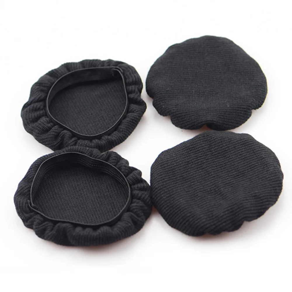 1 Pair Comfortable Sweat Absorption Protective Stretchable Soft Washable Headphone Covers Fit Most On Ear Headphones