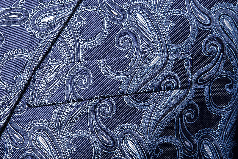 

Men Suit Blazer Party Wedding Paisley Jacquard Men Suit Jacket 2019 Autumn New Slim Fit Single Breasted Nightclub Blazer Hombre