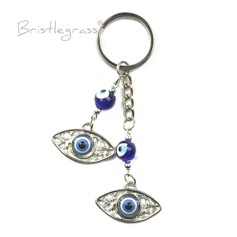 BRISTLEGRASS Турция Синий Зло брелок для ключей в форме глаза автомобильные брелки с