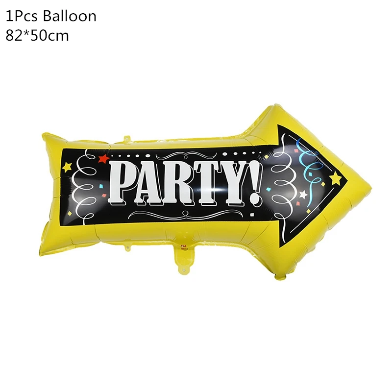 1pcs foil balloon Строительный трактор тема экскаватор надувные шары грузовик автомобиль баннеры детский день рождения, день рождение мальчика вечерние принадлежности - Цвет: 1pcs foil balloon