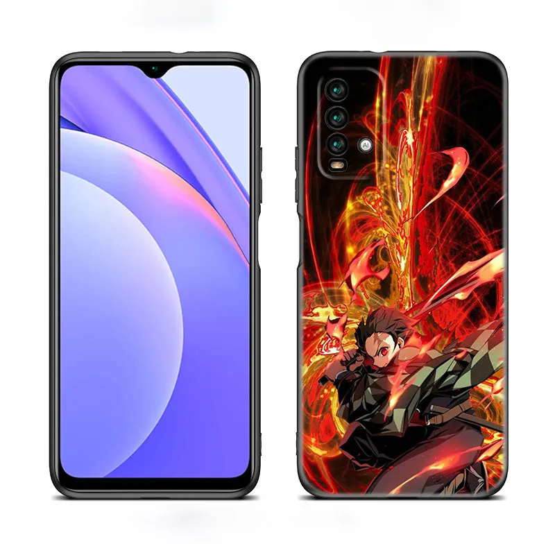 Чехол для телефона с аниме рассекающий демонов камадо танджиро Xiaomi Redmi Note 11 10 9 8 T