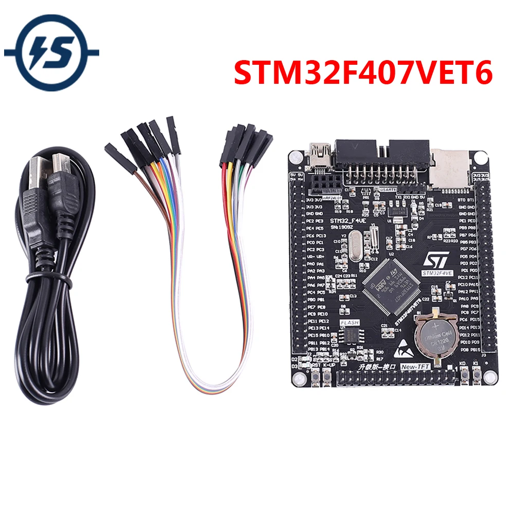 Макетная плата STM32F407VET6 ARM STM32F4 32 бит DC 1 8 3 6 В JTAG/SWD программируемый контроллер MCU STM32