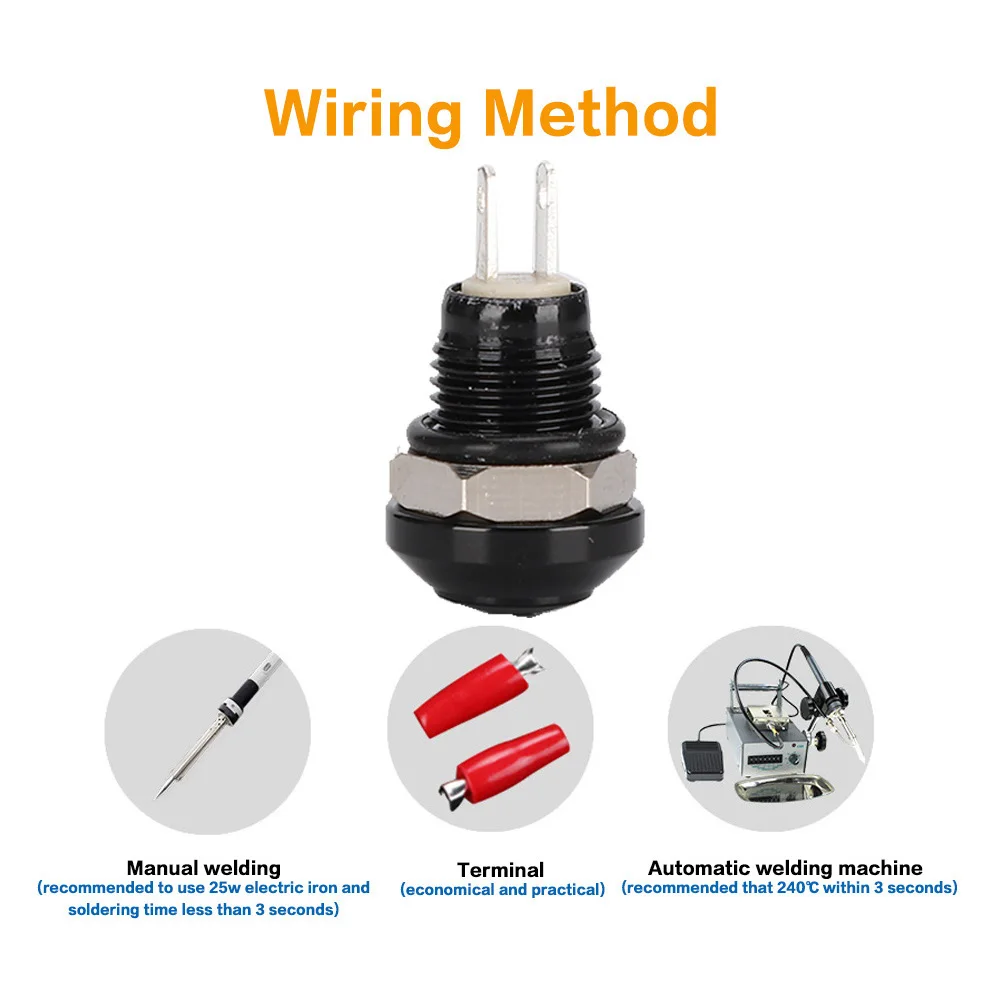 8mm Mini Momentary Push Button Built-In IP 65 Waterproof Ring Can Be Used For Horn Power Start Switch Of Your Vehicle | Автомобили и