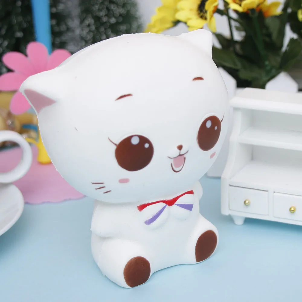 

Сжимаемые игрушки в виде кошек Jumbo Kawaii медленно восстанавливающие форму крем ароматизированные антистрессовые детские игрушки для малышей