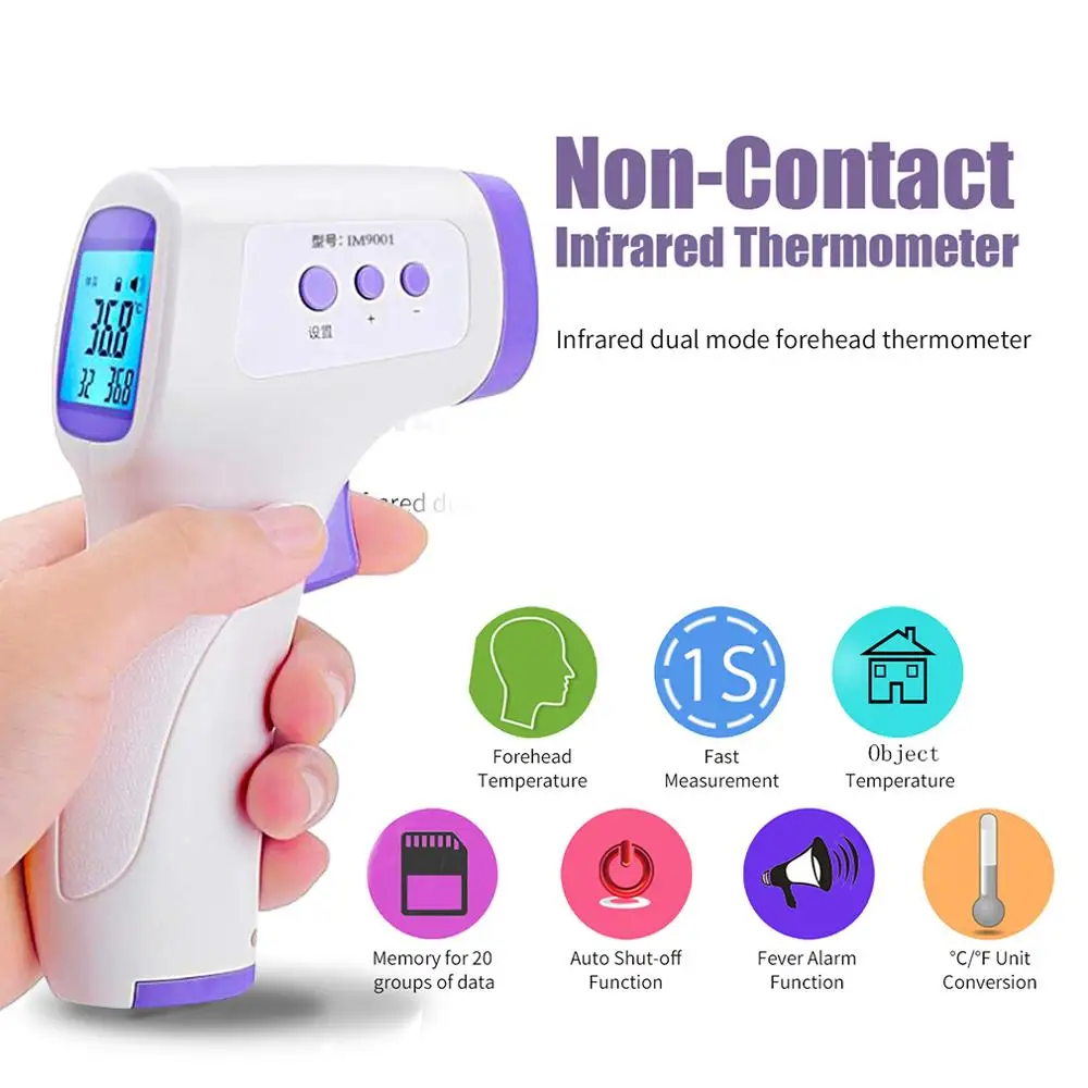Цифровой инфракрасный термометр Бесконтактный Температурный датчик измеритель