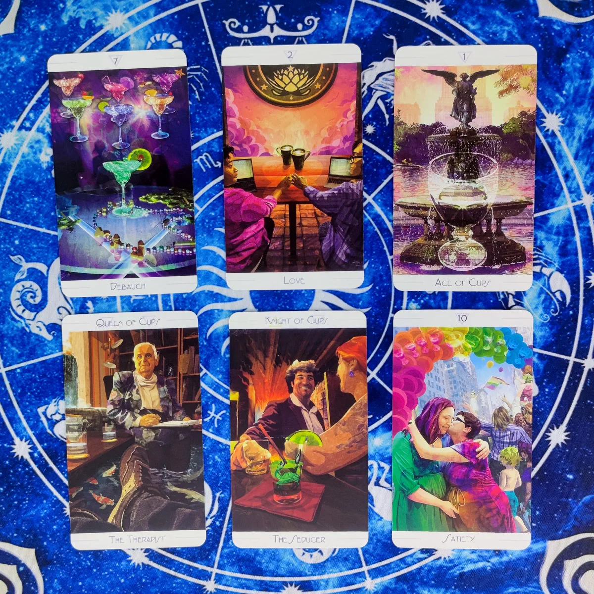 Новые карты городского Таро и палуба для гадания в PDF-руководстве