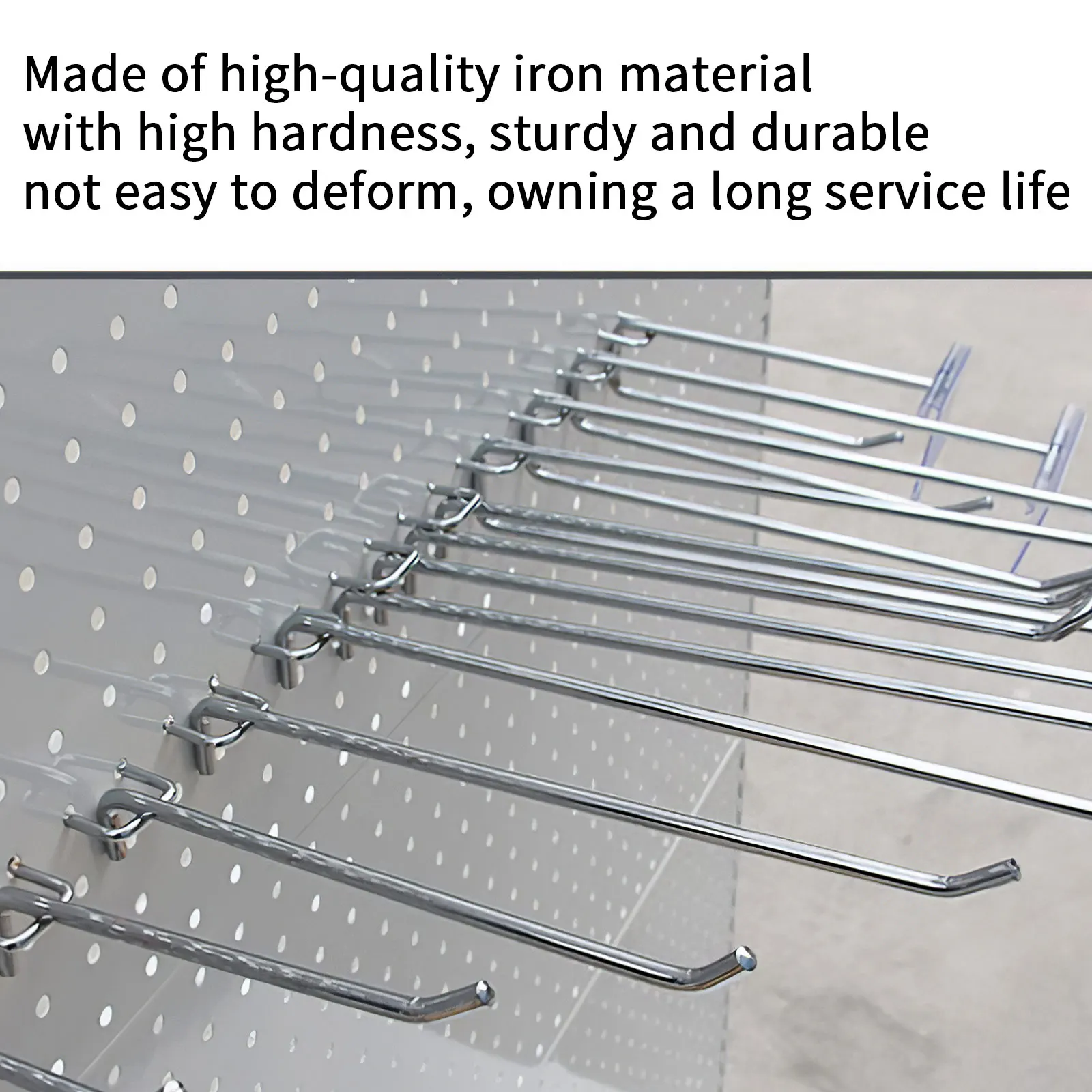 6 шт. крючок для отверстий железный настенный вешалка доски инструмент