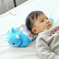 0 6 years old baby cotton weeping pillow ice silk baby summer soft pillow full set cartoon design baby weeping pillow