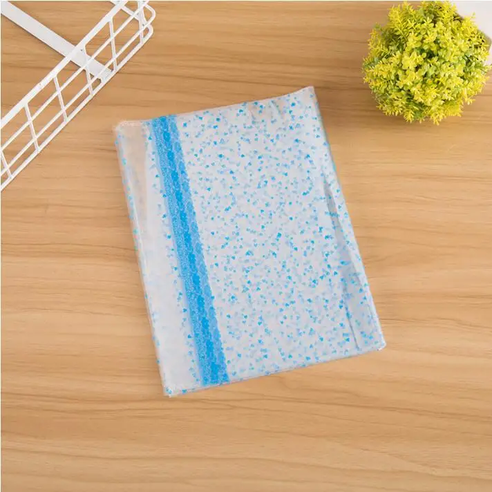 Blue 100 шт, 18x25 см/34x49 см, 4 размера, большой цветок, кружевной бант, подарочная упаковка, opp пакет, самоклеющиеся пакеты, мешок для конфет, мешок для печенья, печенья - Цвет: Blue