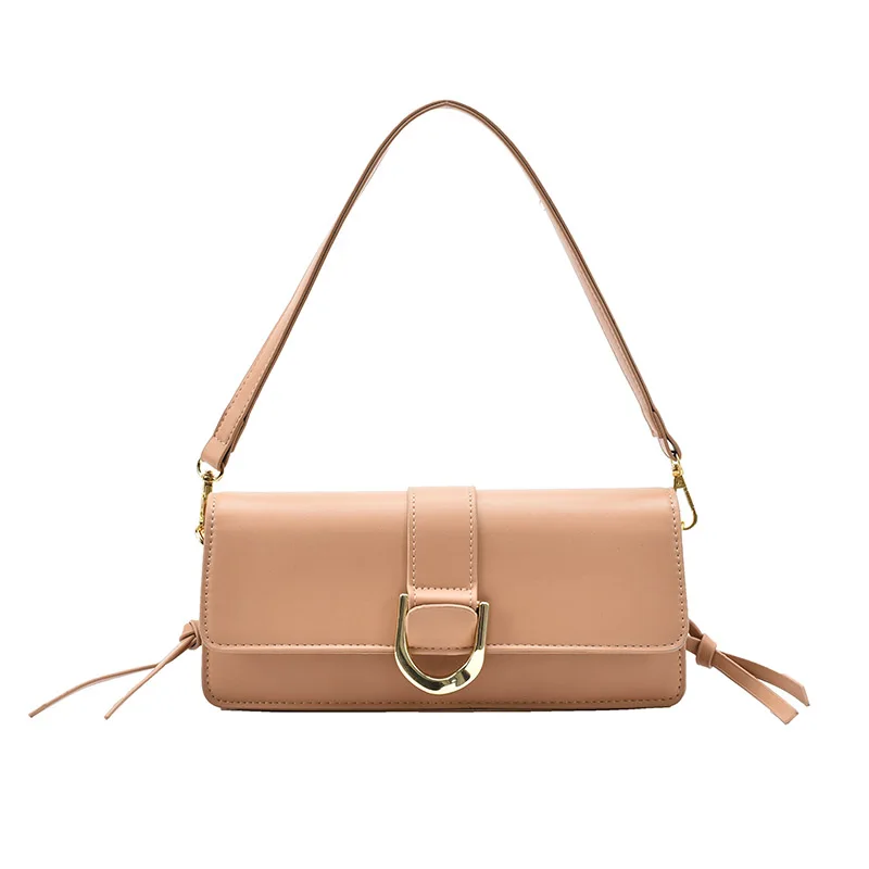 

High Quality PU Leather Women's Messenger Bag Spring New Luxury Designer of Shoulder Bag, Solid Color, Black Wallet and Handbag