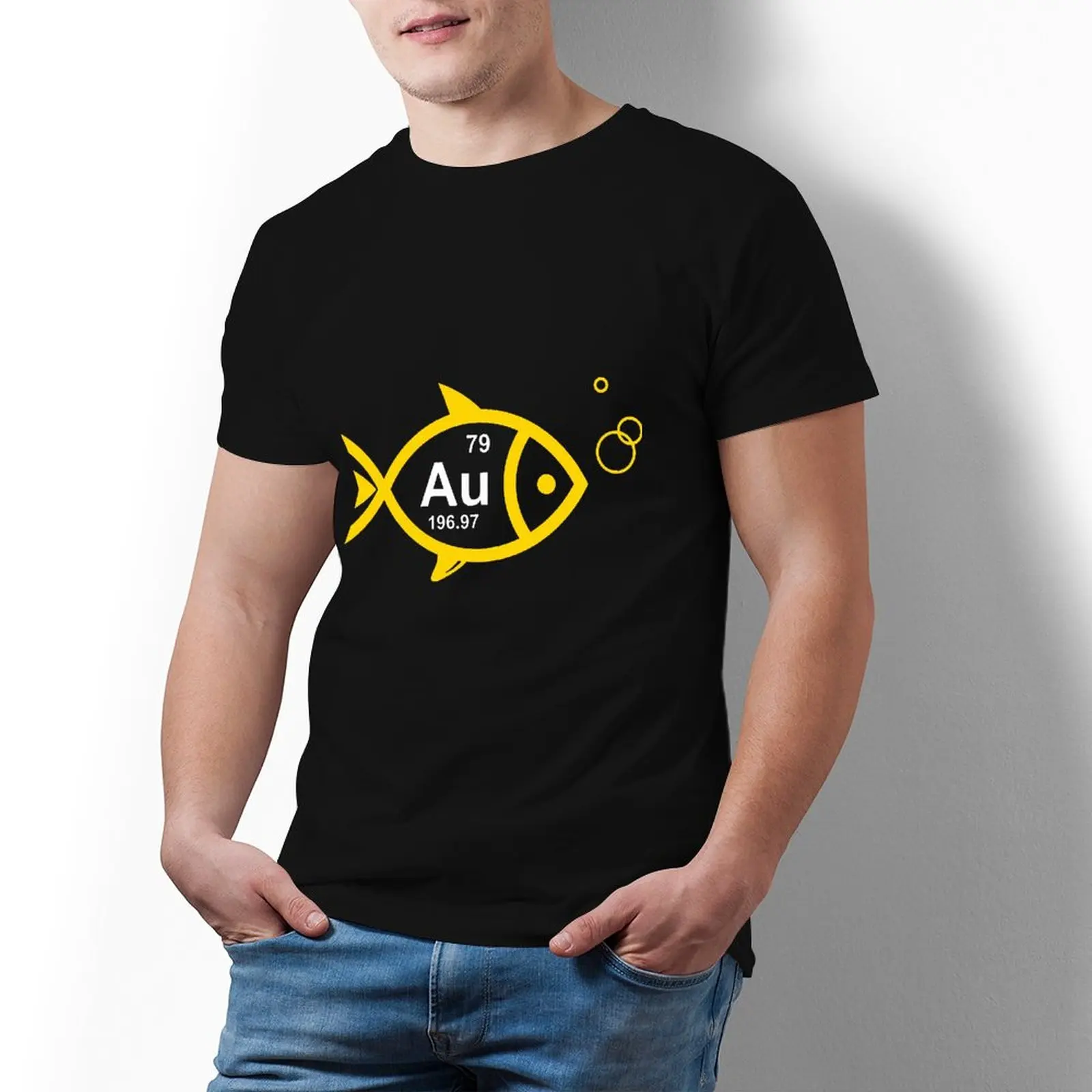 

Футболка мужская из натурального хлопка, с коротким рукавом, размеры до 3xl