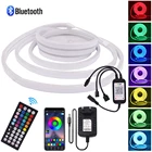Новое поступление RGB светильник свет DC12V SMD5050 неоновая лента водонепроницаемый уличный свет Bluetooth музыка 72 светодиодам гибкая светодиодная лента
