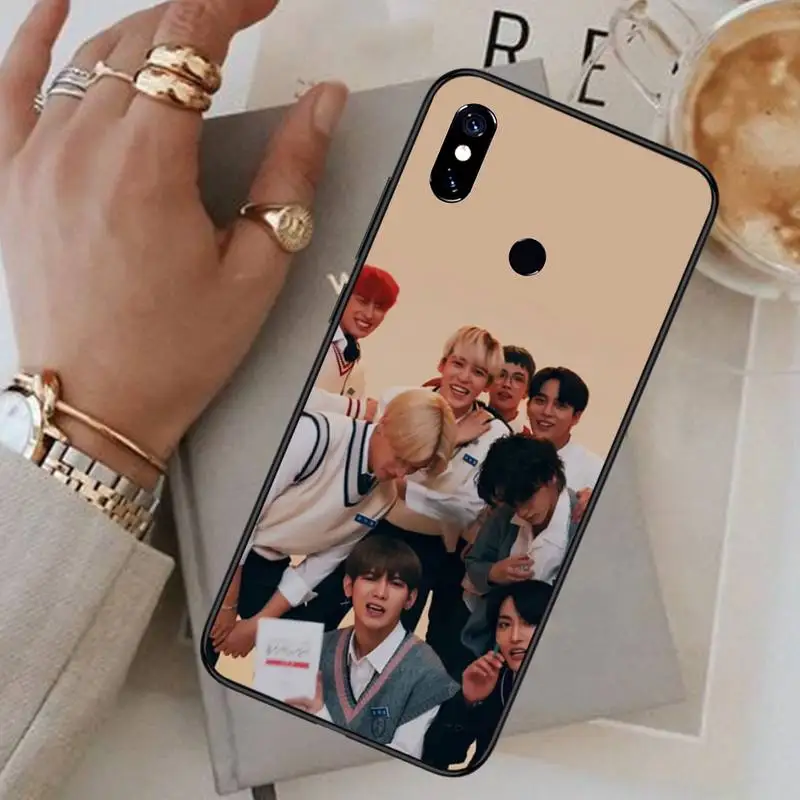

ateez kpop Phone Case For Xiaomi Redmi note 7 8 9 pro 8T 9S Mi Note 10 Lite pro