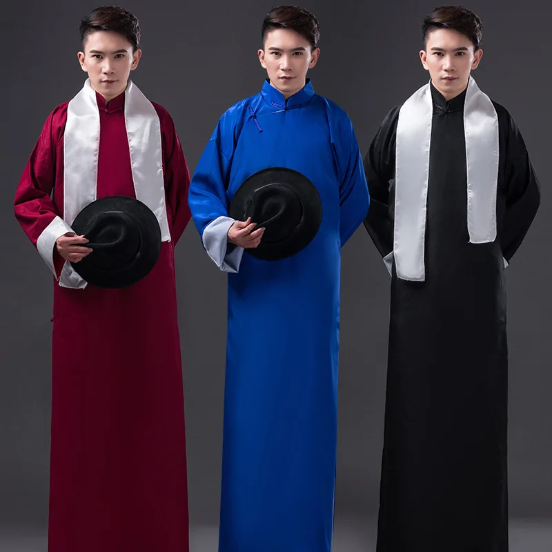 

Men's Hanfu In Ancient Costumes, Chinese Style Men's and Young Students' Chinese Gowns