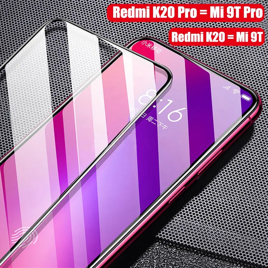 6D полное клеевое Покрытие Закаленное стекло для XiaoMi Mi 9T Pro Redmi K20 защита экрана