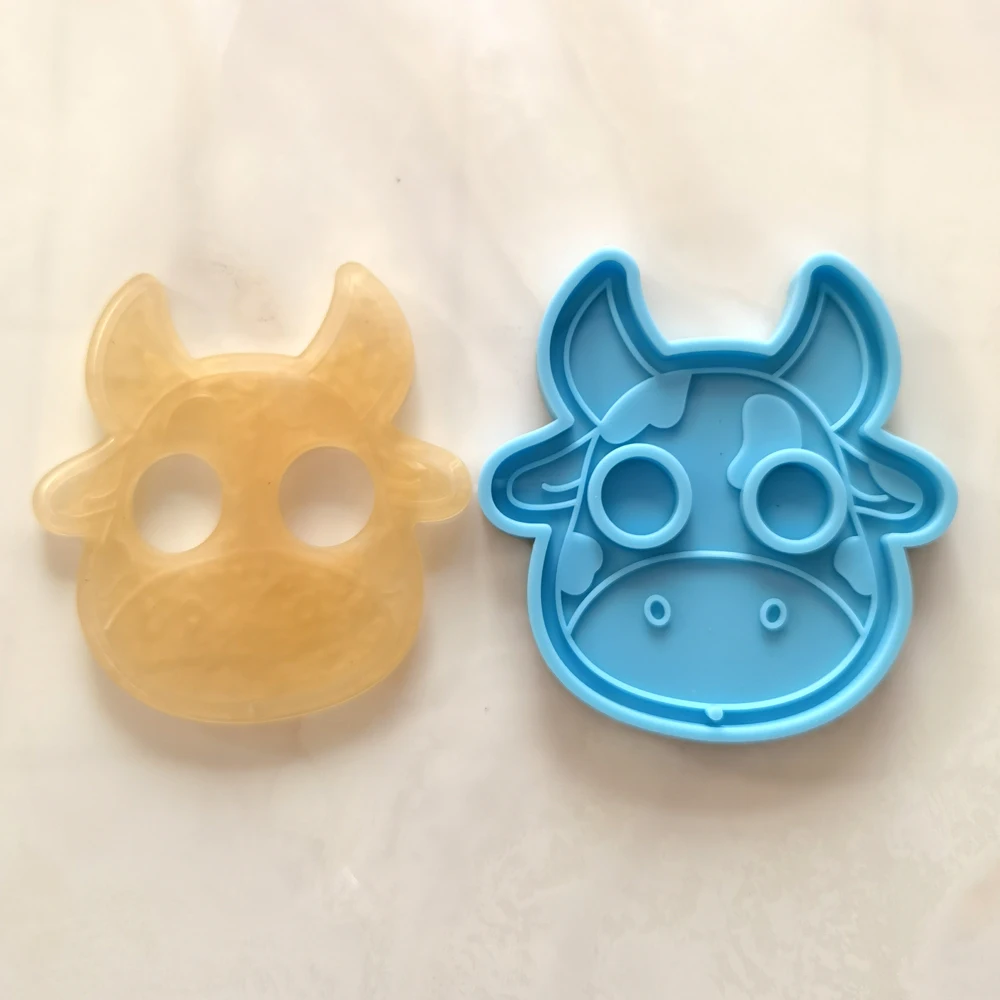 И изображением милой коровы и печенье шоколад силиконовые формы Fondant (сахарная)