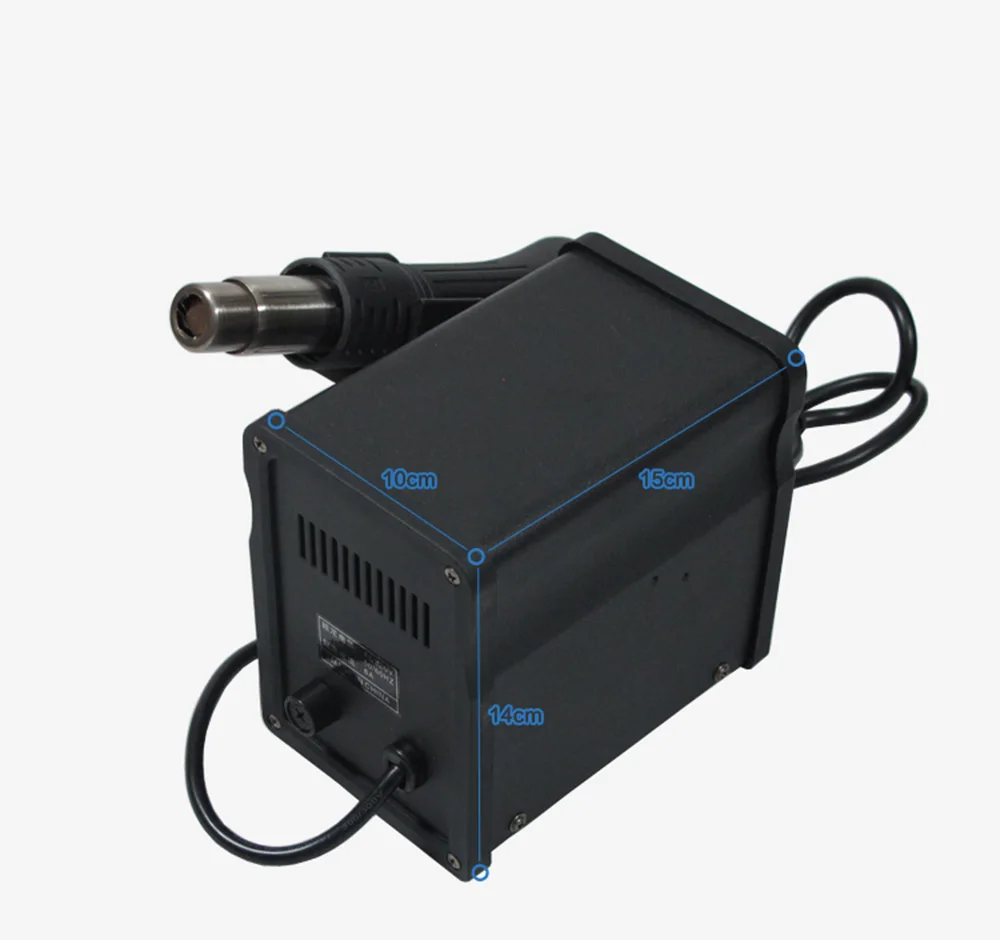 Saike 858d spadizione gratuita stazione di rilavorazione digitale pistola ad aria calda stazione di saldatura 700 w 220 v o 110V
