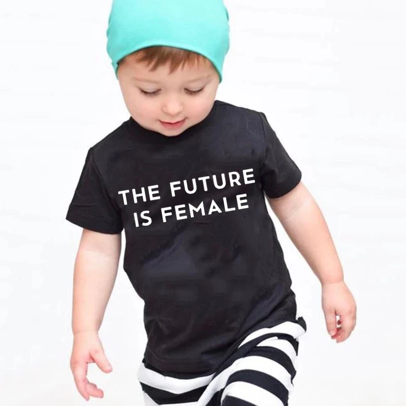 

Детская Хлопковая футболка с круглым вырезом и коротким рукавом