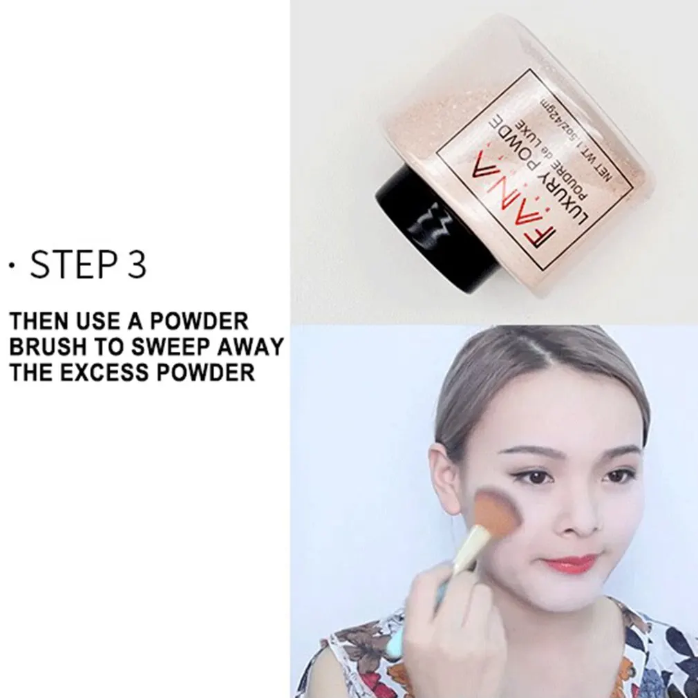 

Banana Powder Long-lasting Oil-control And Make-up Finishing Dry Hair Breathable Smooth Light Powder