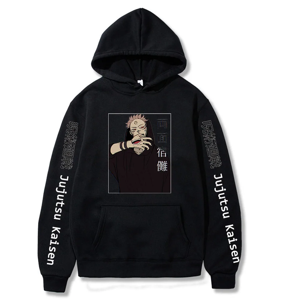 

Jujutsu Kaisen Printed Mens Hoodies 2020 Japanese Style Hip Hop Casual Sweatshirts Streetwear Male Hoodies Harajuku Tops