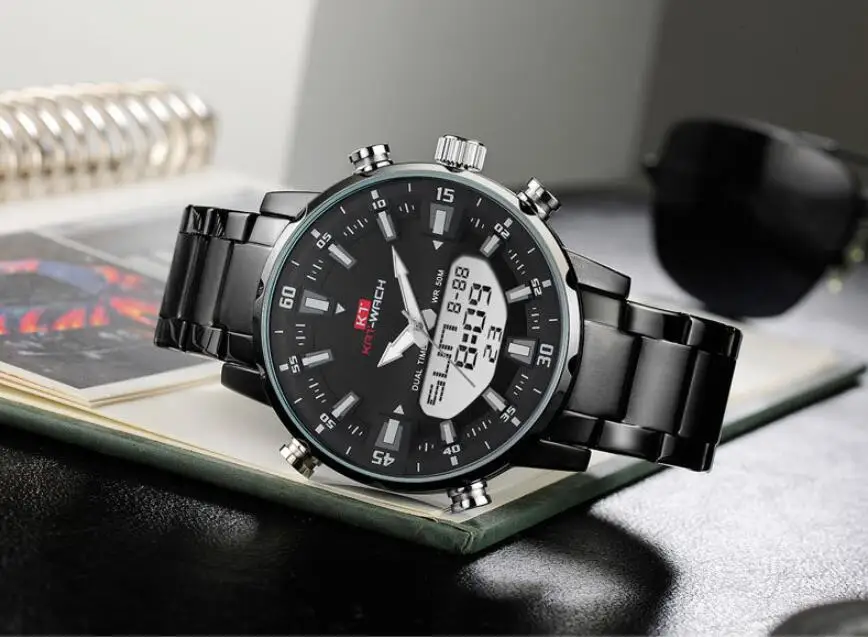 

Watch Men KAT-WACH Top Brand Luxury Military Army Sports Casual Waterproof Mens Watches Quartz Stainless Steel Wristwatch