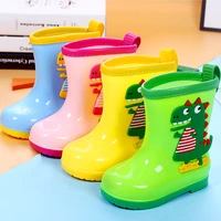 all seasons cartoon rain boots kids for boys girls waterproof non slip kids girls boys rubber water shoes children rainboots