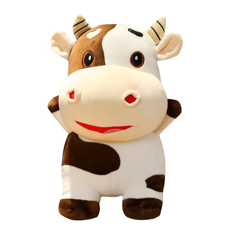 

Sexy Hot Huggable Cute Animal Cartoon Cows Stuffed Plush Toy Super Comfortable Soft Toy Children Birthday Present Christmas Gift