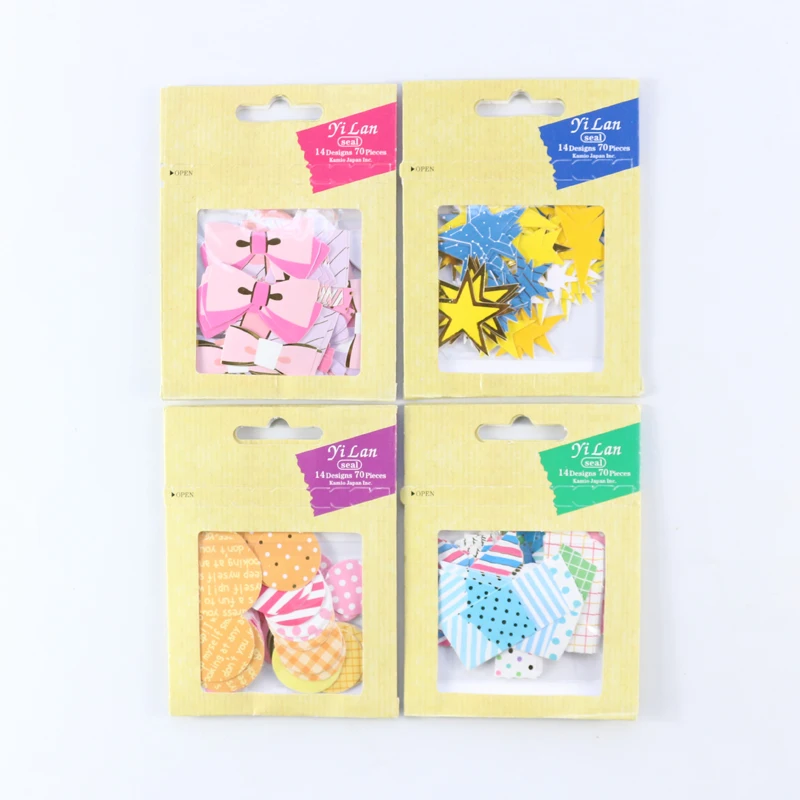 Domikee креативные Декоративные наклейки для конфет сумка дневника записного