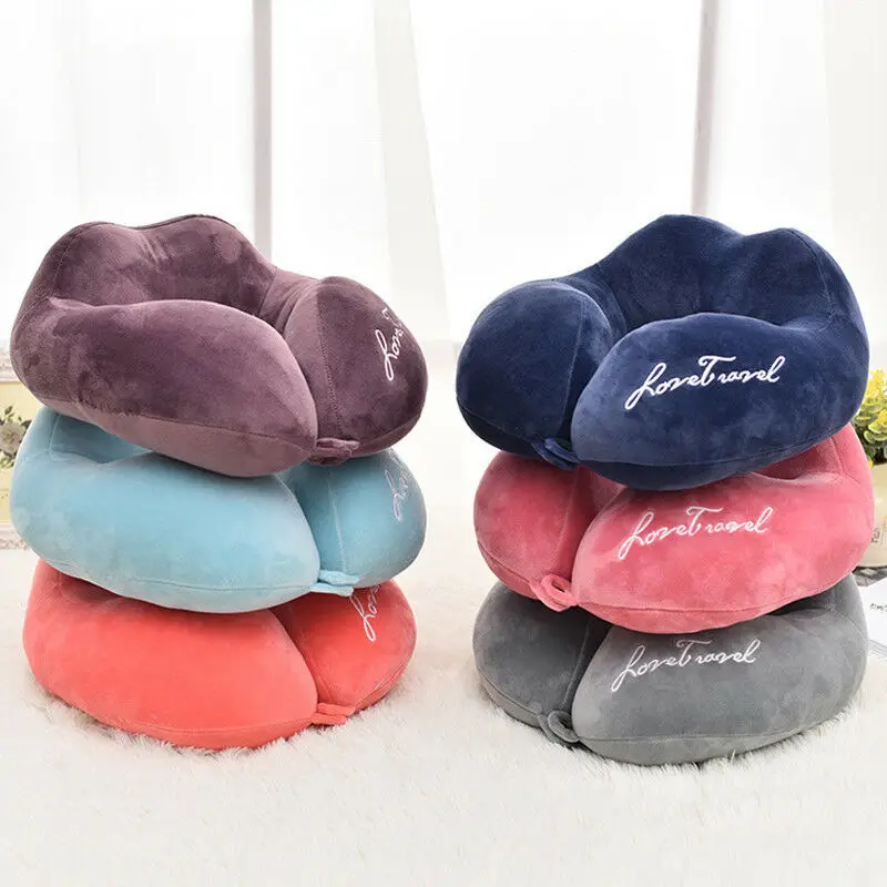 

Детская дорожная подушка в форме буквы U, подушка для путешествий и сна, подушка для поддержки головы, подушка из мягкой пены для шеи