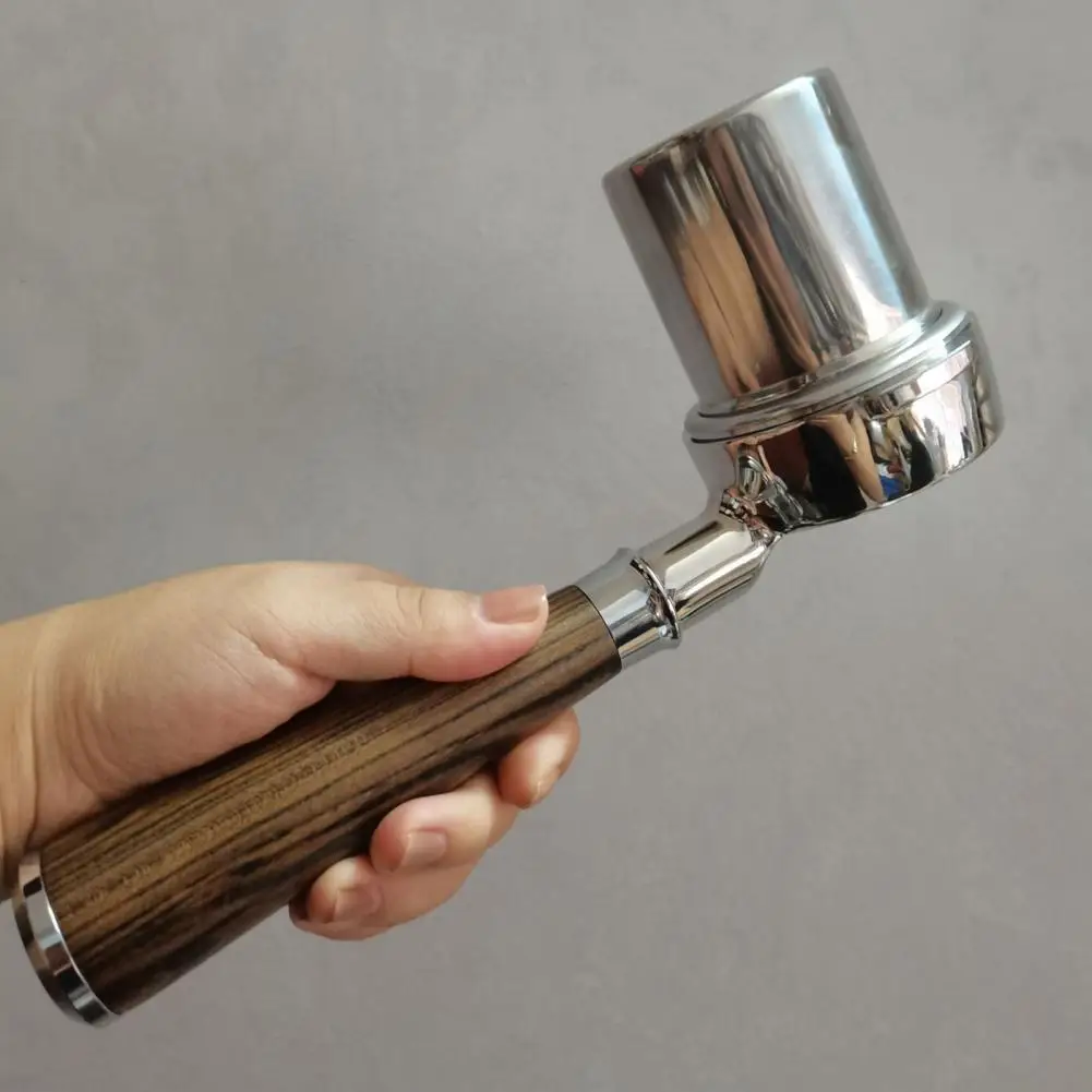 

51/58mm Dosing Cup Detachable Design Polished Smooth Surface Stainless Steel Coffee Powder Feeder for Coffee Machine