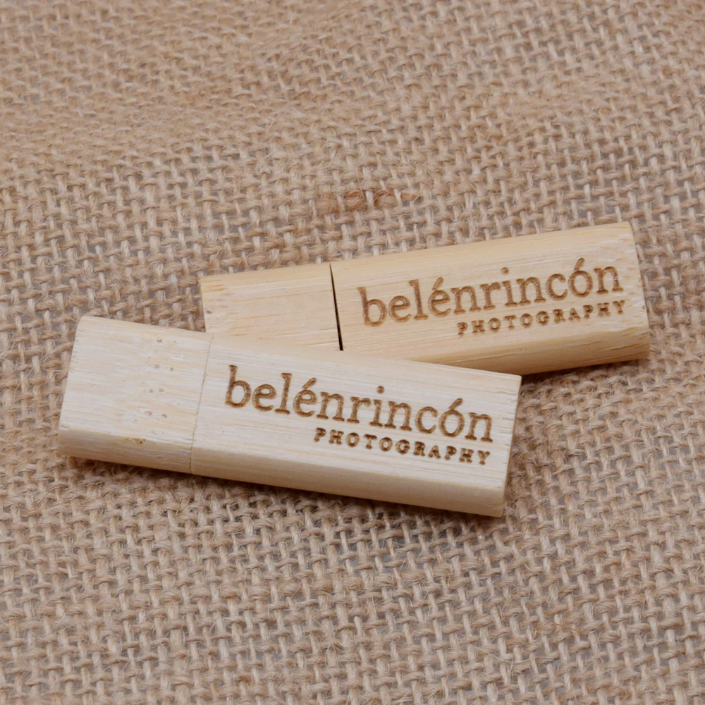 Wooden Bamboo USB Flash Drive Wood Chips Pendrive 4GB 8GB 16GB 32GB 64GB Memory Stick U Disk Personal Gift 10PCS Free Logo | Компьютеры и