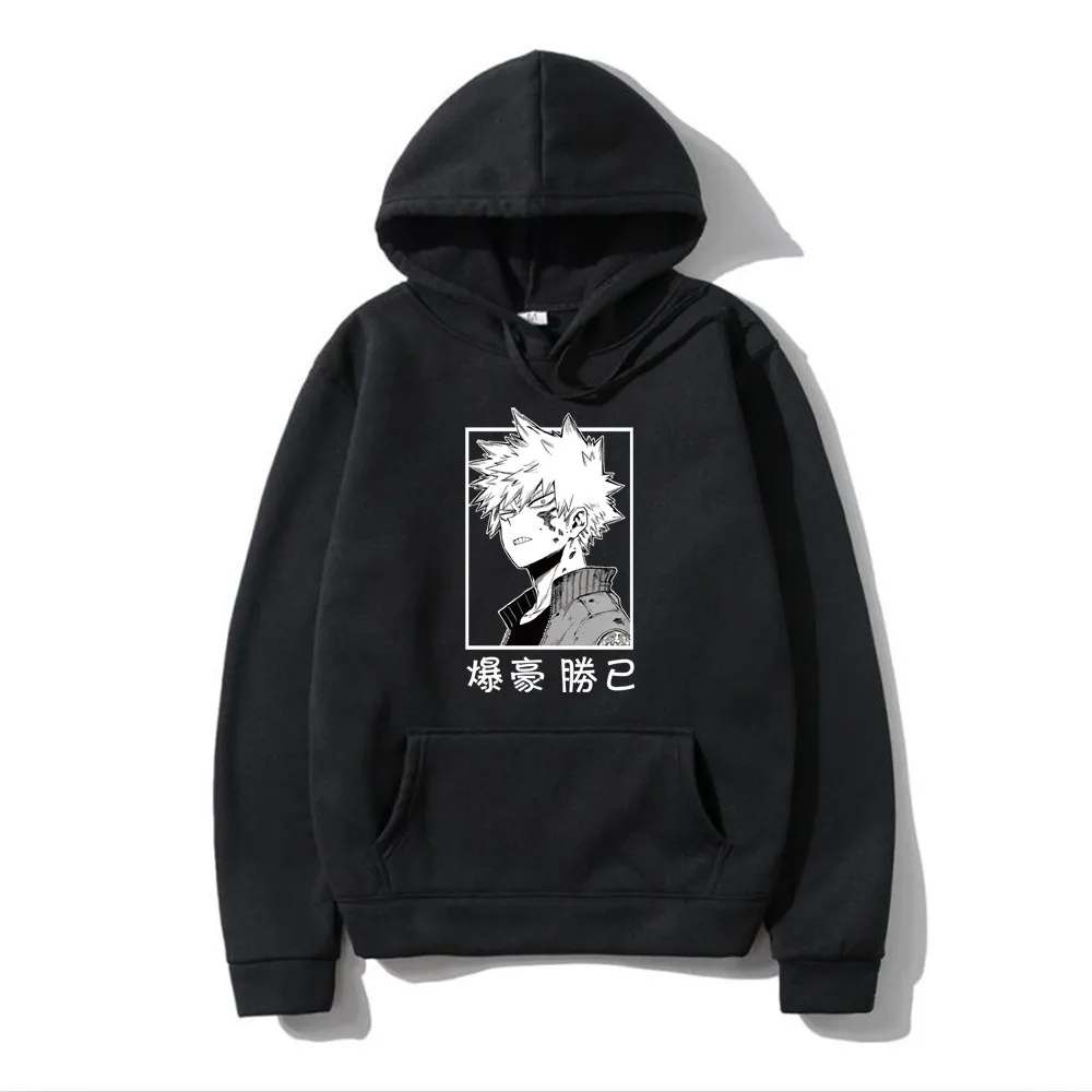 

Men Hoodies Japanese Anime Bakugou Katsuki Printed Men's Hoodie Streetwear Harajuku my hero academia Casual hoody Sweatshirts