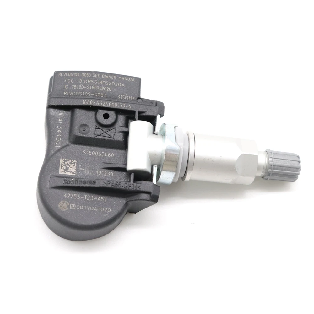 XUAN TPMS датчик давления в шинах 42753-TZ3-A51 для Honda Acura TLX ILX RDX MDX 315 МГц 42753TZ3A51 42753-TX4-A512-M1 |