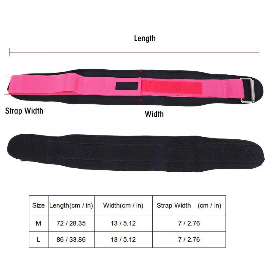 Поддержка талии Регулируемый унисекс Тяжелая атлетика поддержка протектор пояс