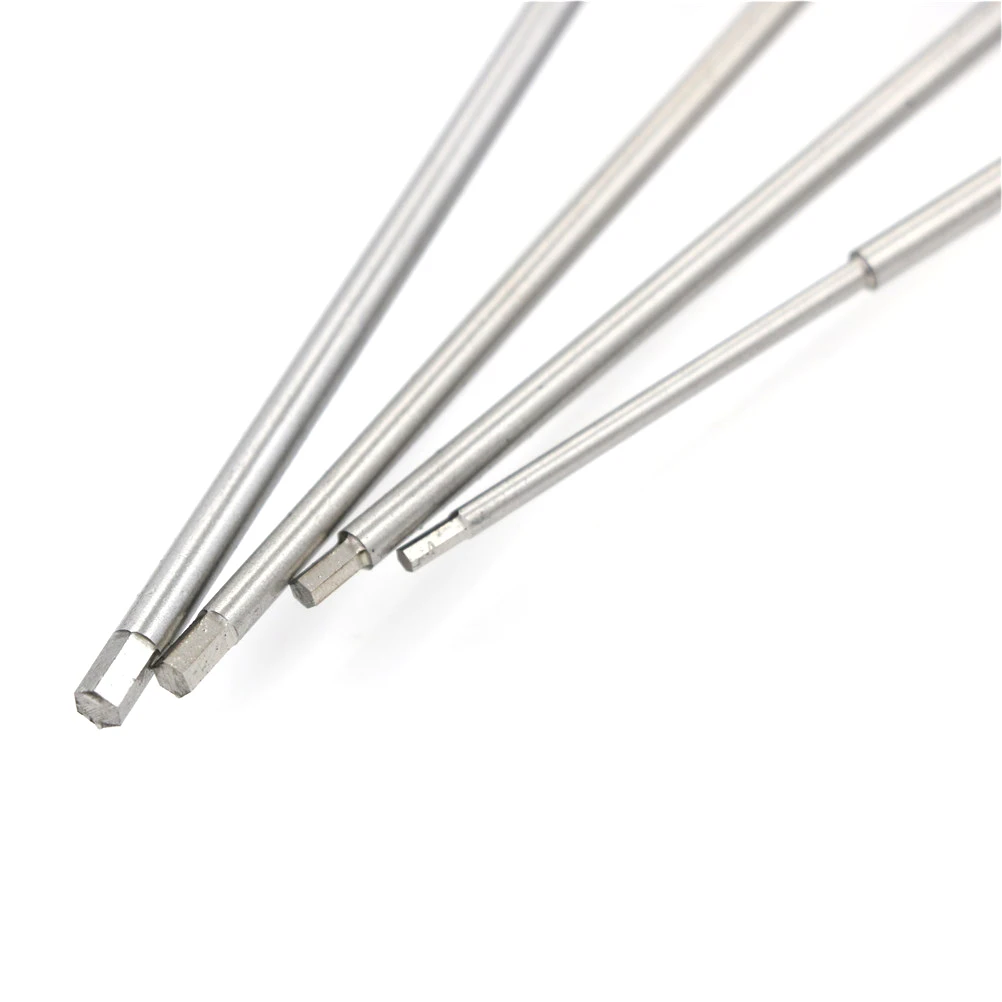 

High Grade 4 Pcs Hex Screwdriver Screw Driver Tool Kit Set for RC Car Aircraft Other Toys White Steel/Titanium Plating