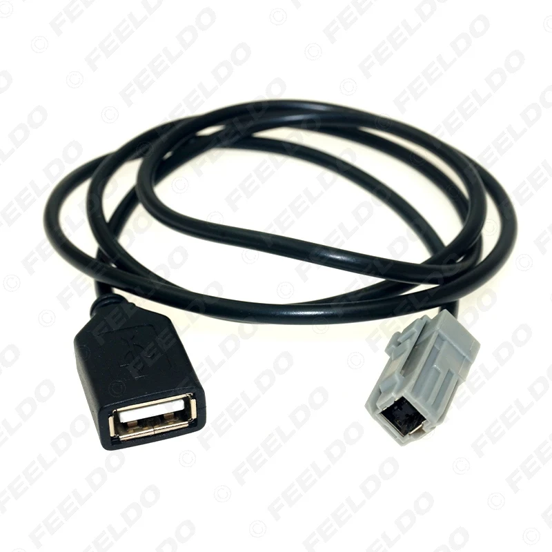 Автомобильный аудиовход Aux FEELDO 1 шт. оригинальный переходник для Toyota RAV4 EZ Verso Camry #