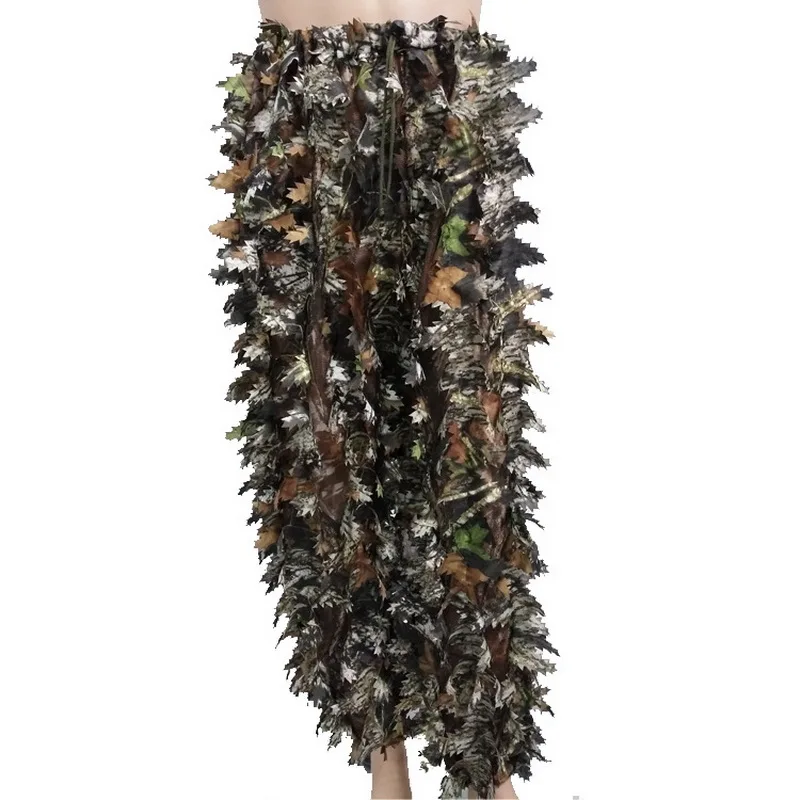 Охотничий Камуфляжный костюм камуфляжный с объемными листьями в стиле гилли