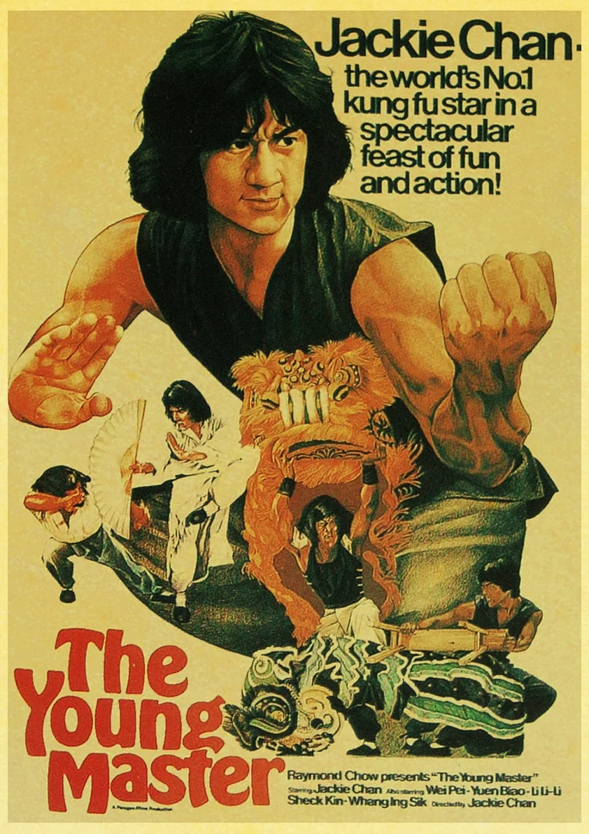 Китайский знаменитый актер Джеки Чан планшетофон искусство на холсте картина